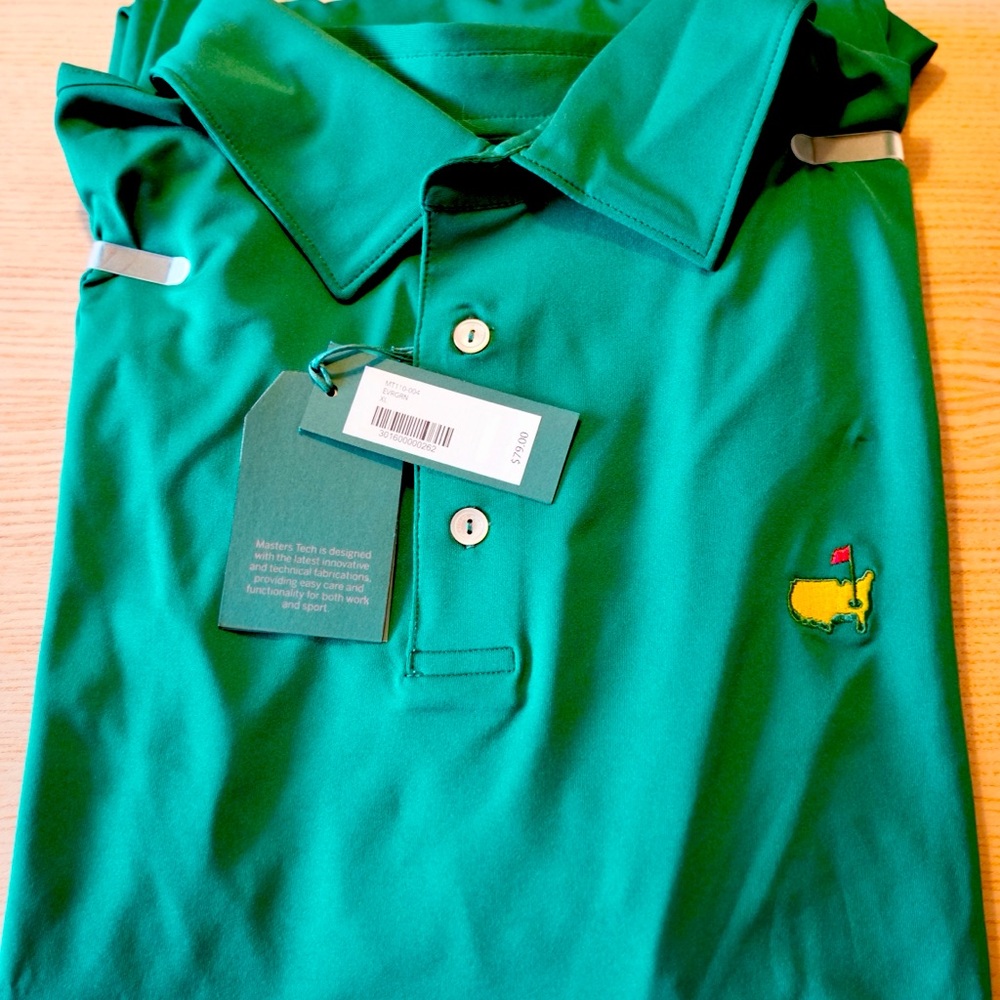 2024 Masters Men’s Polo 👕 by Masters Tech